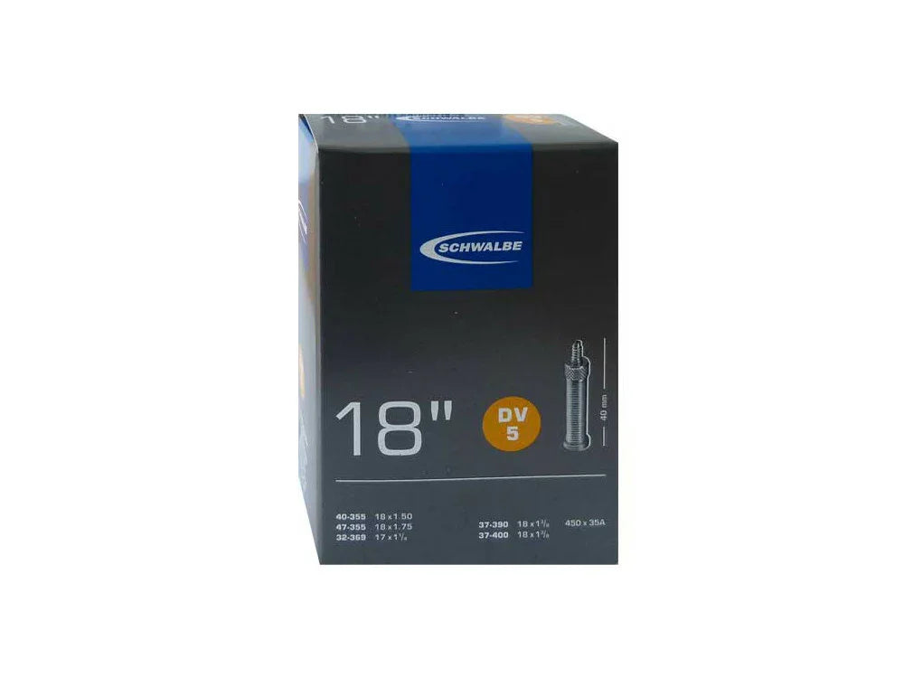 Schwalbe Tube Standard DV5 40-355/37-400 - Simple Bike Store