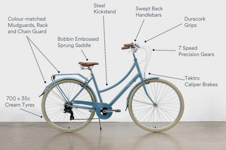 Bobbin Bikes Brownie 7 Dutch City Bike - Simple Bike Store