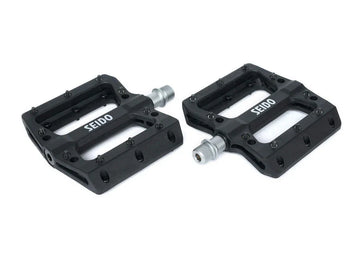 Seido Flanger Pedals Black - Simple Bike Store