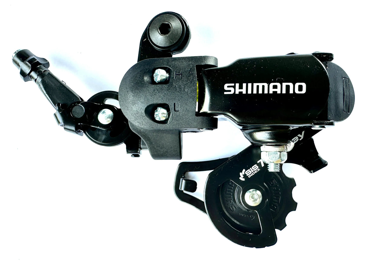 Shimano Tourney RD-FT35 6/7-speed korte kooi achterderailleur met framehanger