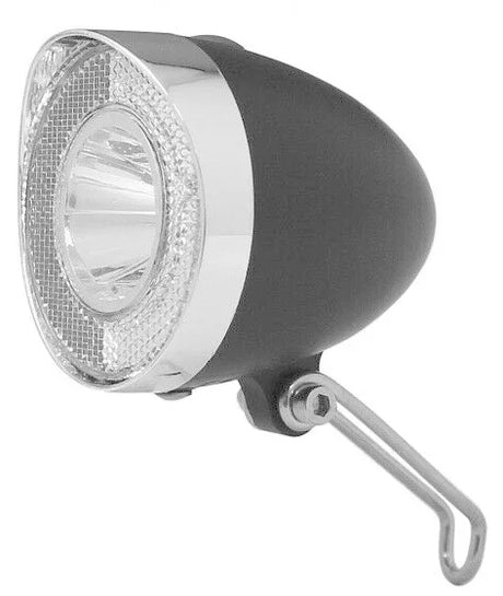 Union Battery-LED Front Light "Klassik" UN-4915 - Black - Simple Bike Store