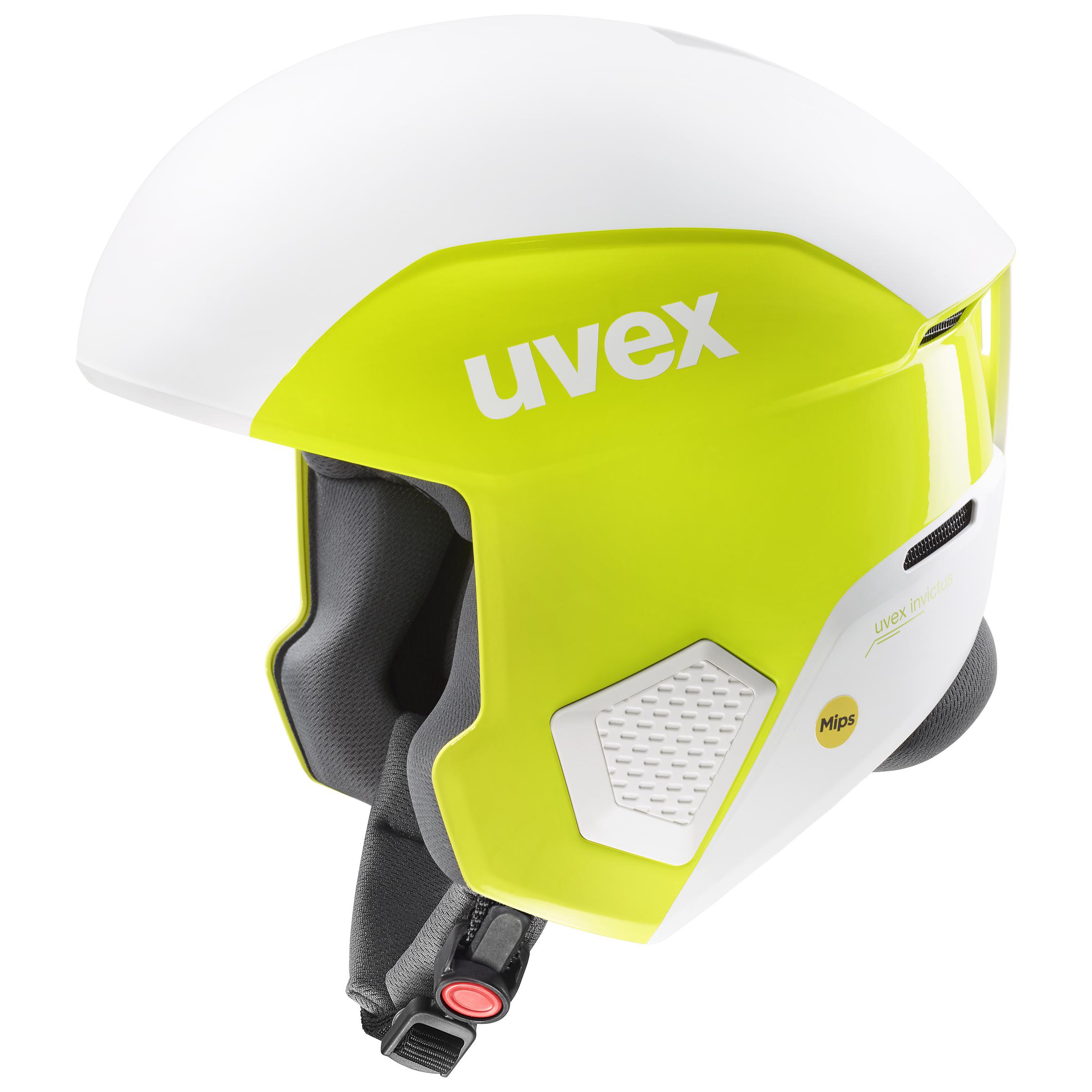 Uvex Helmet Invictus MIPS Lime White – Simple Bike Store