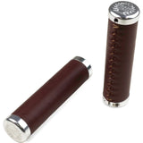 Velo Orange Lock-On Leather Grips - Simple Bike Store