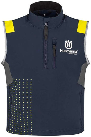 HUSQVARNA Kids Railed blue vest