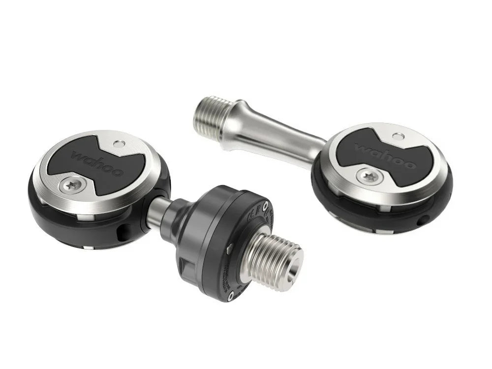 Wahoo KICKR ROLLR Bike Trainer + POWRLINK ZERO Single-Sided Power Pedals Bundle - Simple Bike Store
